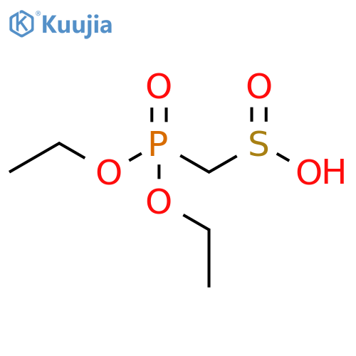 1-(Diethoxyphosphinyl)methanesulfinic acid structure