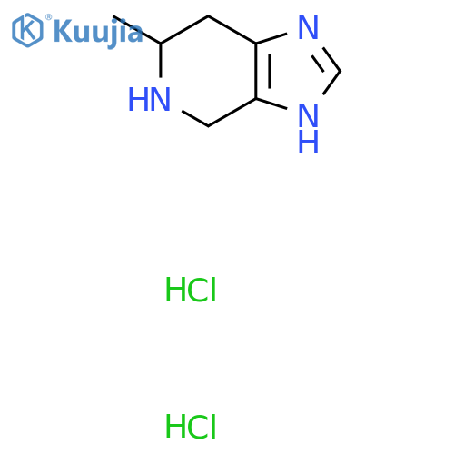 6-methyl-1H,4H,5H,6H,7H-imidazo[4,5-c]pyridine dihydrochloride structure