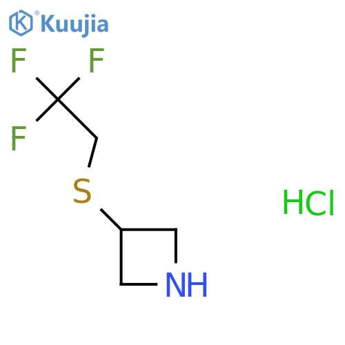 3-((2,2,2-Trifluoroethyl)thio)azetidine hydrochloride structure