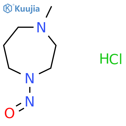 1-Methyl-4-nitroso-1,4-diazepane hydrochloride structure