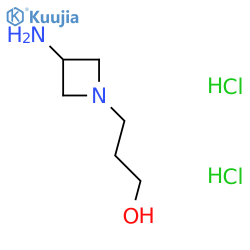 3-(3-Aminoazetidin-1-yl)propan-1-ol dihydrochloride structure