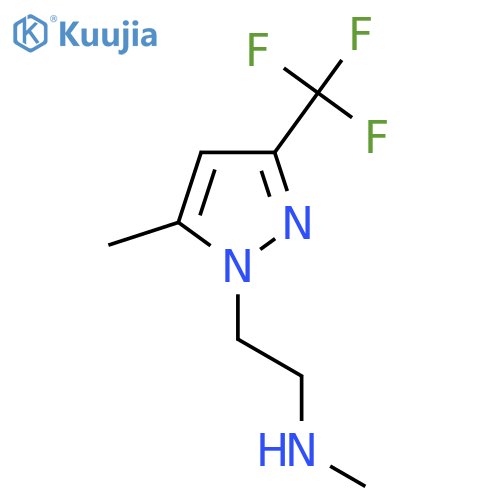 methyl({2-[5-methyl-3-(trifluoromethyl)-1H-pyrazol-1-yl]ethyl})amine structure