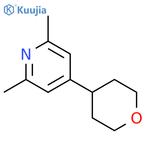 2,6-Dimethyl-4-(tetrahydro-pyran-4-yl)-pyridine structure