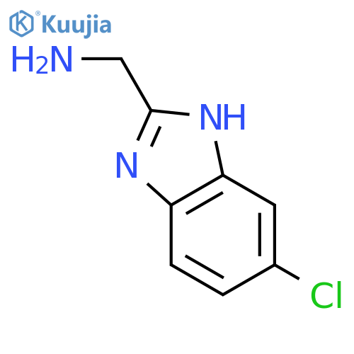 (5-chloro-1H-benzodimidazol-2-yl)methanamine structure