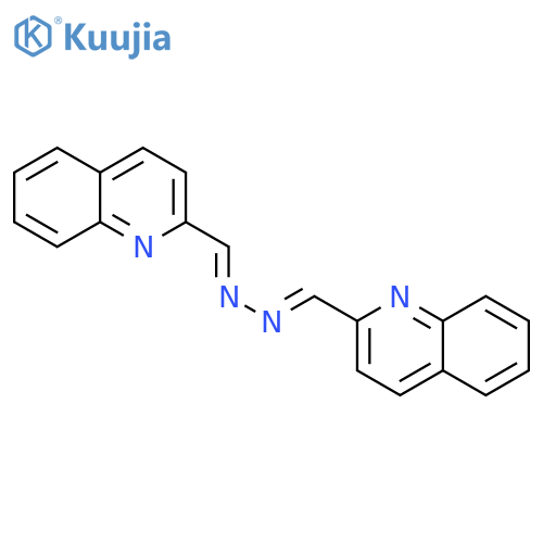 2-Quinolinecarboxaldehyde,2-(2-quinolinylmethylene)hydrazone structure