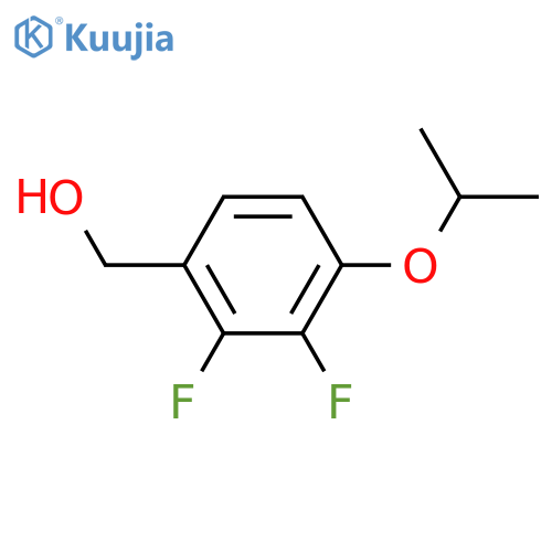 (2,3-Difluoro-4-isopropoxyphenyl)methanol structure