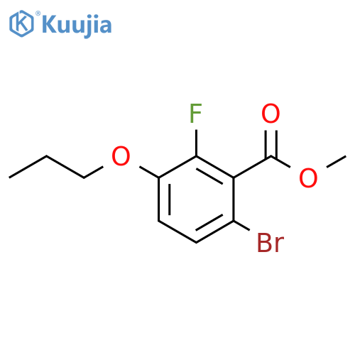 Methyl 6-bromo-2-fluoro-3-propoxybenzoate structure