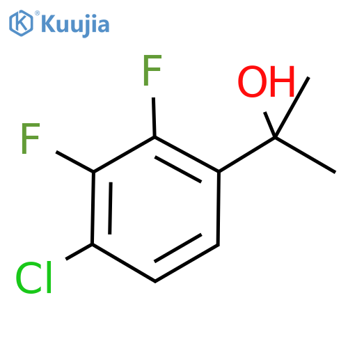 2-(4-Chloro-2,3-difluorophenyl)propan-2-ol structure