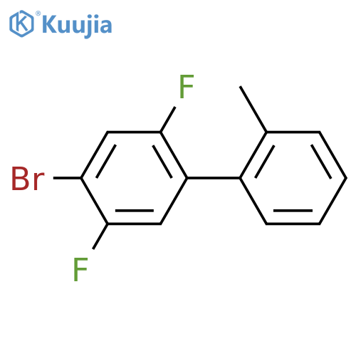 4-Bromo-2,5-difluoro-2'-methyl-1,1'-biphenyl structure