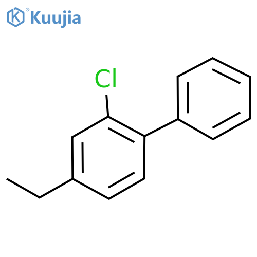 2-Chloro-4-ethyl-1,1'-biphenyl structure