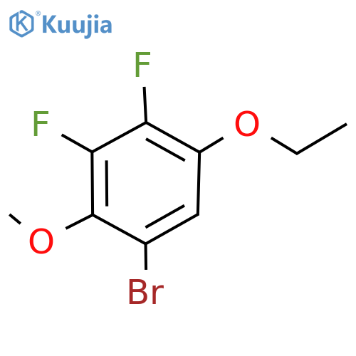 1-Bromo-5-ethoxy-3,4-difluoro-2-methoxybenzene structure