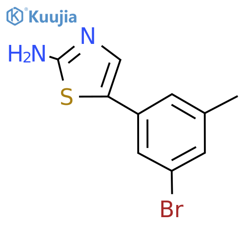5-(3-Bromo-5-methylphenyl)thiazol-2-amine structure