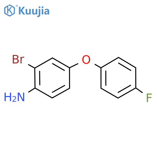 2-bromo-4-(4-fluorophenoxy)aniline structure