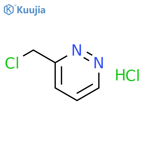 3-(chloromethyl)pyridazine;hydrochloride structure