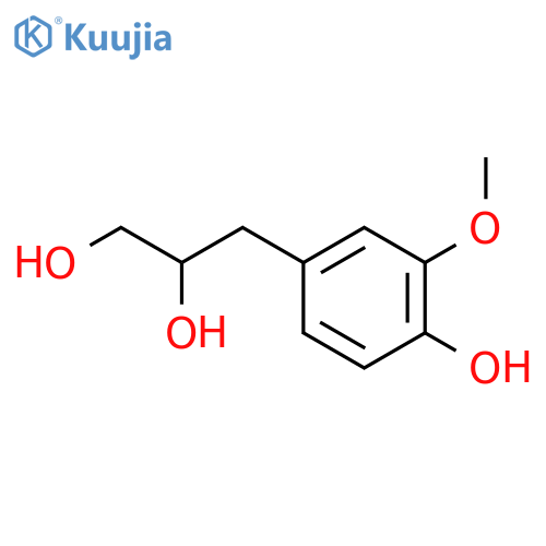 1,2-Propanediol,3-(4-hydroxy-3-methoxyphenyl)- structure