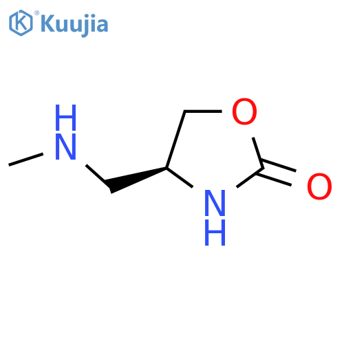 (4S)-4-[(methylamino)methyl]-1,3-oxazolidin-2-one structure