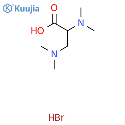 2,3-Bis(dimethylamino)propanoic acid hydrobromide structure