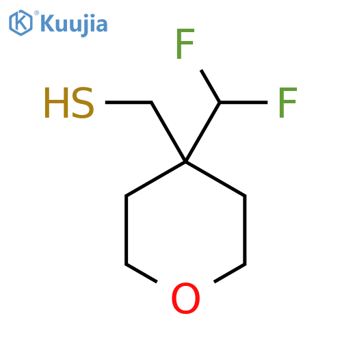 [4-(Difluoromethyl)oxan-4-yl]methanethiol structure
