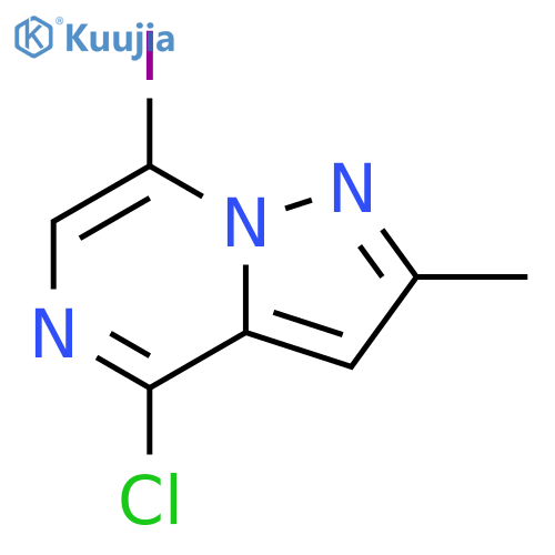 4-chloro-7-iodo-2-methylpyrazolo[1,5-a]pyrazine structure