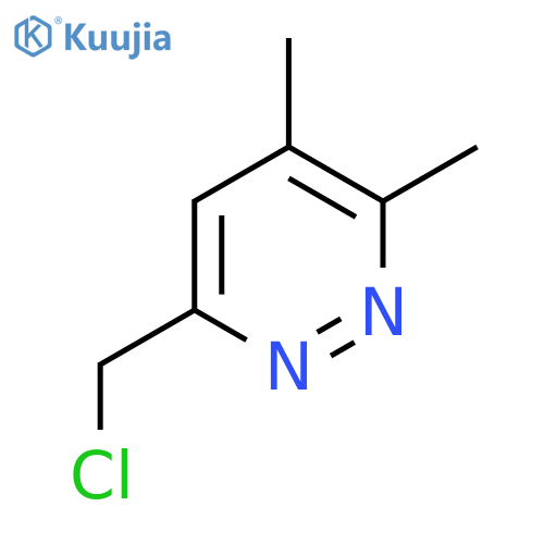 6-(Chloromethyl)-3,4-dimethylpyridazine structure