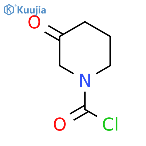 3-Oxopiperidine-1-carbonyl chloride structure