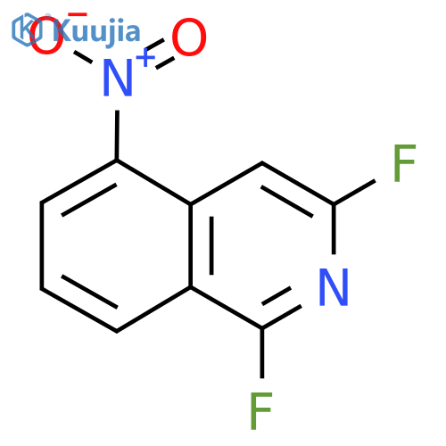 1,3-Difluoro-5-nitroisoquinoline structure