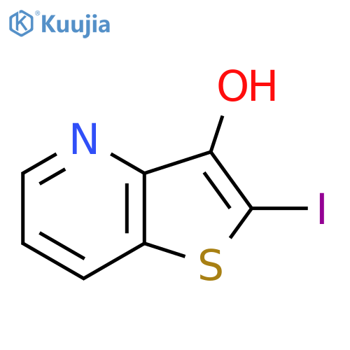 2-Iodothieno[3,2-b]pyridin-3-ol structure