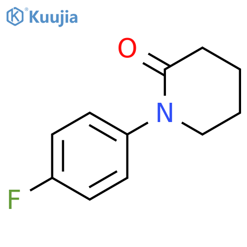 1-(4-fluorophenyl)piperidin-2-one structure