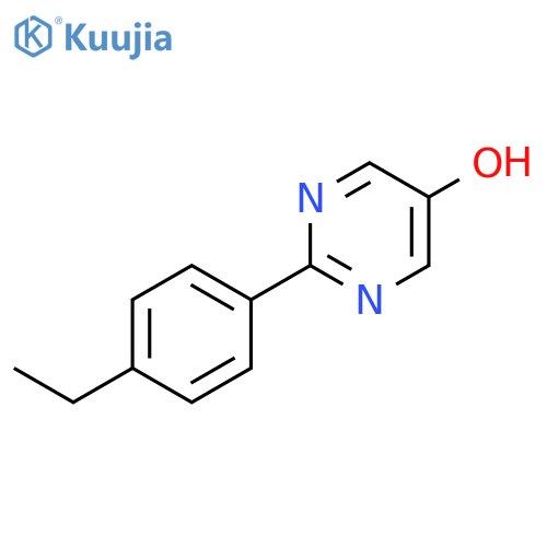 5-Pyrimidinol, 2-(4-ethylphenyl)- structure