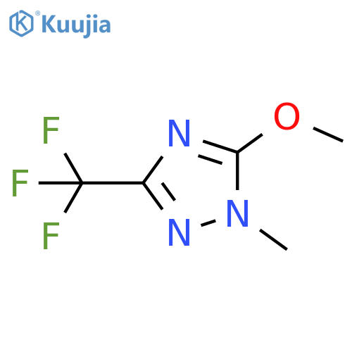 5-methoxy-1-methyl-3-(trifluoromethyl)-1H-1,2,4-triazole structure