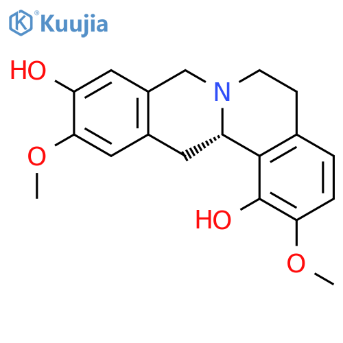 (13aS)-5,8,13,13aα-Tetrahydro-2,11-dimethoxy-6H-dibenzo[a,g]quinolizine-1,10-diol structure
