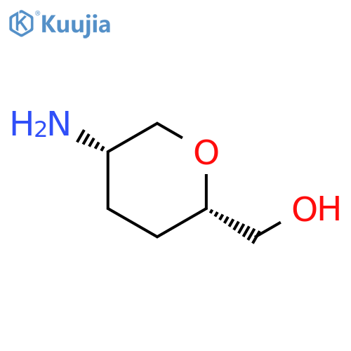 cis-(5-Amino-tetrahydro-pyran-2-yl)-methanol structure