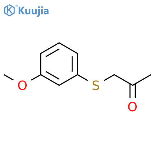 1-((3-Methoxyphenyl)thio)propan-2-one structure