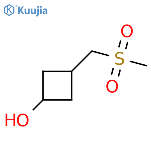 3-(Methylsulfonylmethyl)cyclobutan-1-ol structure