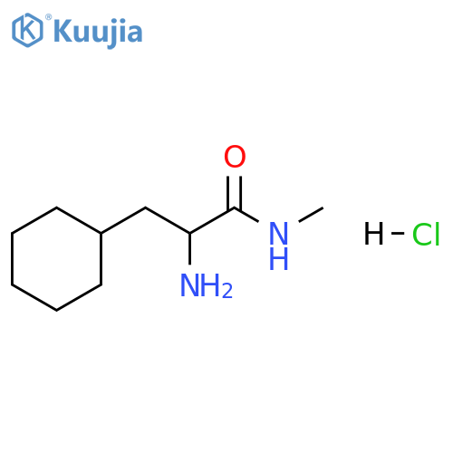 2-amino-3-cyclohexyl-N-methylpropanamide hydrochloride structure
