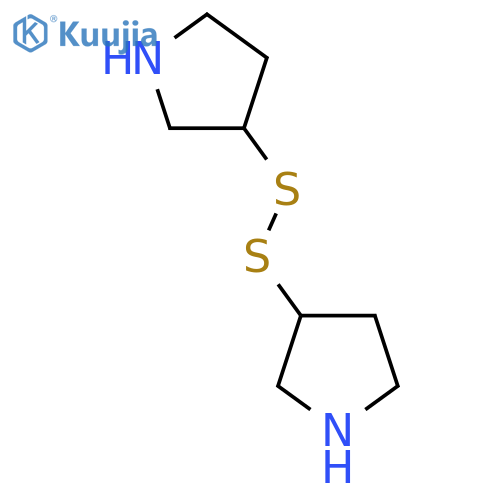 3-(Pyrrolidin-3-yldisulfanyl)pyrrolidine structure