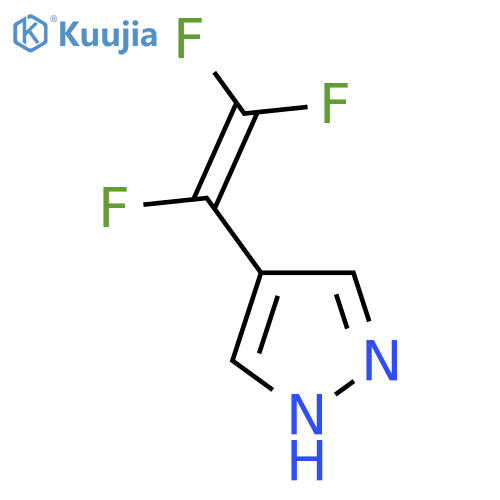4-(1,2,2-trifluoroethenyl)-1H-pyrazole structure