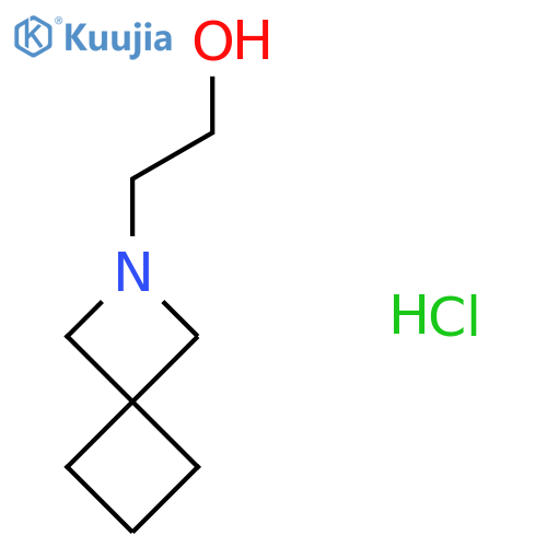 2-(2-Azaspiro[3.3]heptan-2-yl)ethanol;hydrochloride structure