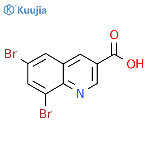 6,8-Dibromoquinoline-3-carboxylic Acid structure
