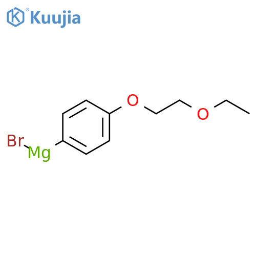 4-(2-Ethoxyethoxy)phenylmagnesium bromide, 0.5M 2-MeTHF structure