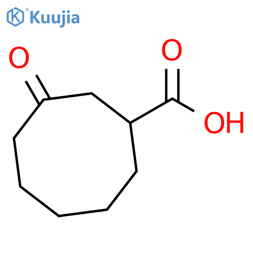 3-oxocyclooctane-1-carboxylic acid structure