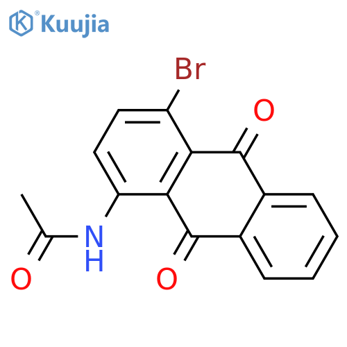 Acetamide,N-(4-bromo-9,10-dihydro-9,10-dioxo-1-anthracenyl)- structure