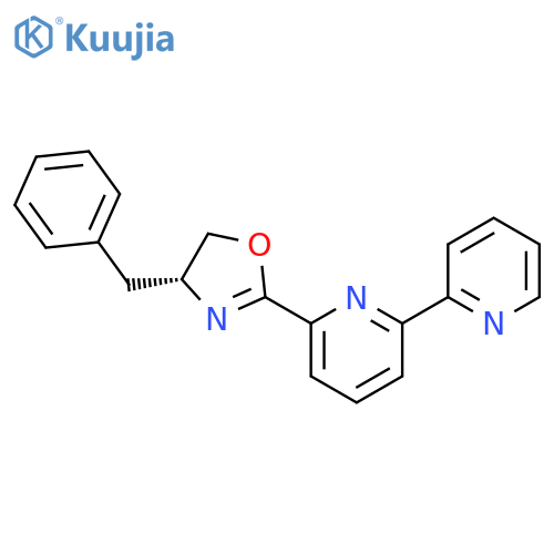 (R)-2-([2,2'-Bipyridin]-6-yl)-4-benzyl-4,5-dihydrooxazole structure
