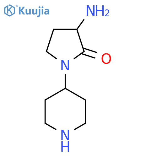 3-Amino-1-(piperidin-4-yl)pyrrolidin-2-one structure