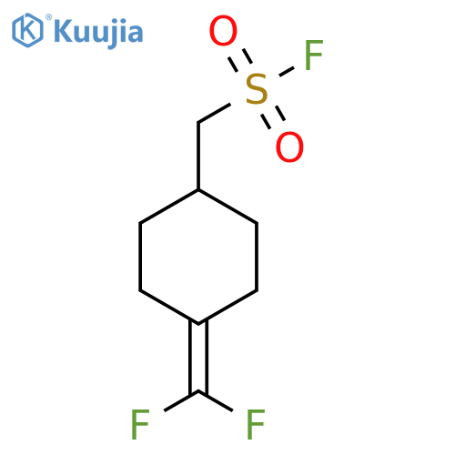 [4-(Difluoromethylidene)cyclohexyl]methanesulfonyl fluoride structure