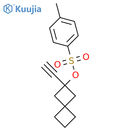 2-Ethynylspiro[3.3]heptan-2-yl 4-methylbenzene-1-sulfonate structure