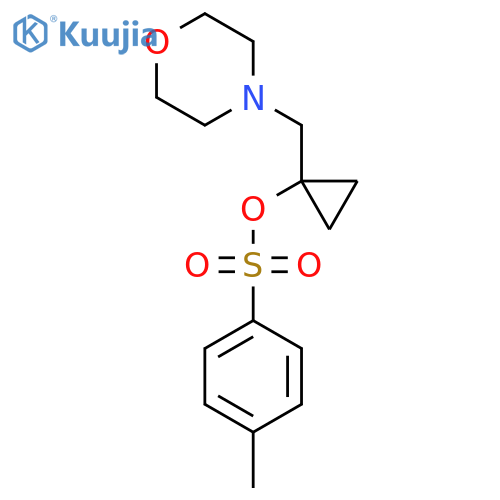 1-[(Morpholin-4-yl)methyl]cyclopropyl 4-methylbenzene-1-sulfonate structure