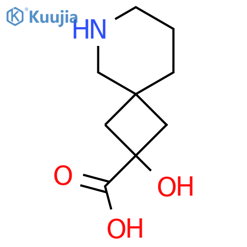 2-Hydroxy-6-azaspiro[3.5]nonane-2-carboxylic acid structure