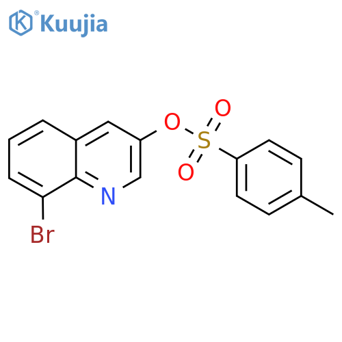 8-Bromoquinolin-3-yl 4-methylbenzene-1-sulfonate structure