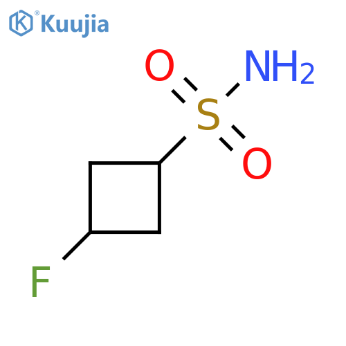 3-Fluorocyclobutane-1-sulfonamide structure